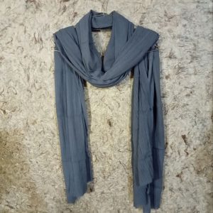 شال سه متری کنفی طوسی پریا استایل