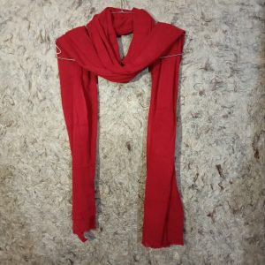 شال سه متری کنفی قرمز
