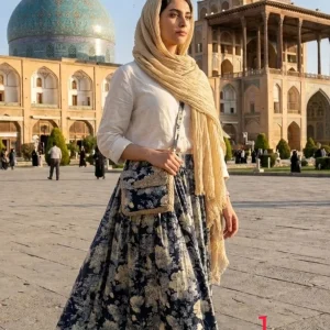 دامن گلدار وارداتی پریا استایل